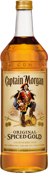 Captain Morgan Original Spiced Gold Rum Großflasche 
