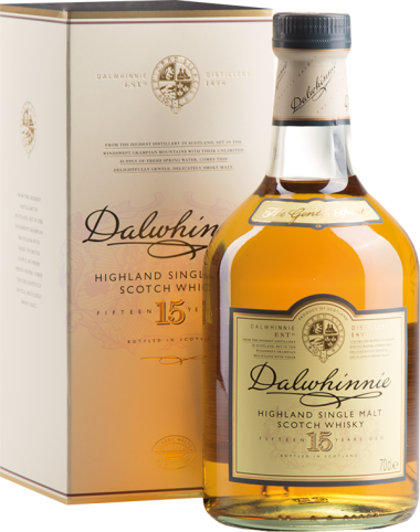 Dalwhinnie Highland Single Malt Scotch Whisky 15 Years 