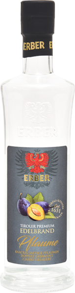 Erber Tiroler Premium Pflaume Edelbrand Halbflasche 