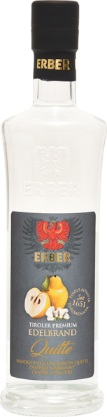 Erber Tiroler Premium Quitte Edelbrand Halbflasche 
