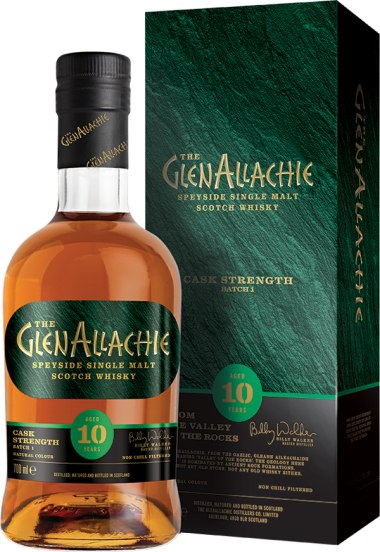 GlenAllachie Cask Strength Batch 1 Scotch Whisky 10 Years 