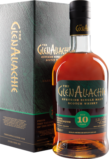 GlenAllachie Cask Strength Batch 3 Scotch Whisky 10 Years 