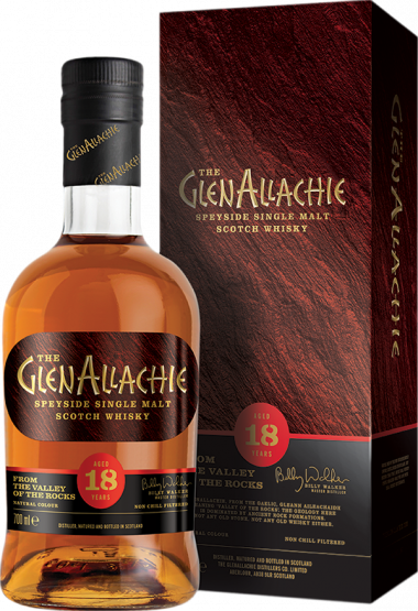 GlenAllachie Speyside Single Malt Scotch Whisky 18 Years 