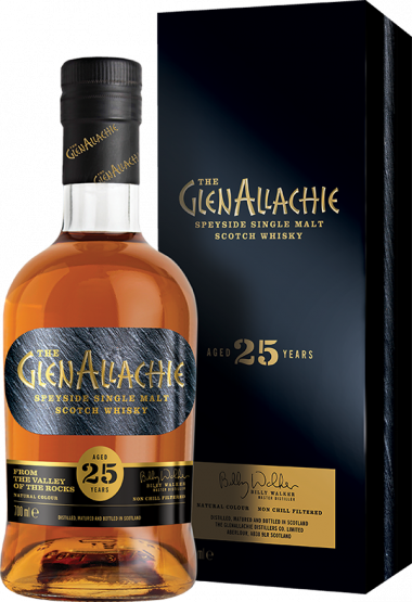 GlenAllachie Speyside Single Malt Scotch Whisky 25 Years 