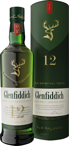 Glenfiddich 12 YO Single Malt Scotch Whisky 