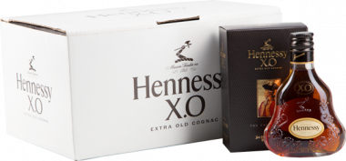 Hennessy XO Cognac Miniatur 10er-Karton 