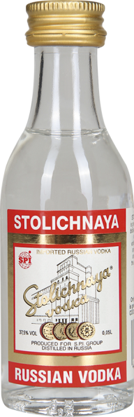 Stolichnaya Original Russian Vodka Miniatur 12er-Karton 