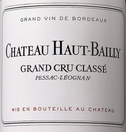 CHATEAU HAUT BAILLY Grand Cru Classé Pessac-Léognan 2018 