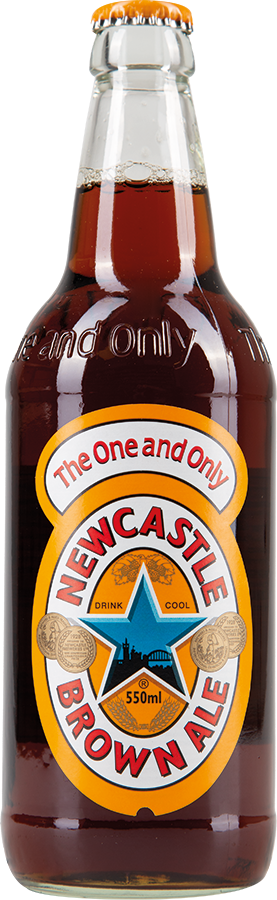 Einzel Newcastle Brown Ale Recycled Glasflasche Neuheit-Bierglas Boxed